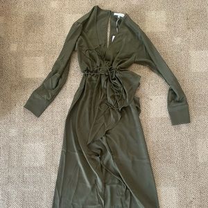 New with Tags L’Academie Olive Green Dress